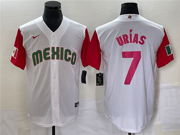 Julio Urías Mexico Baseball white Classic jersey
