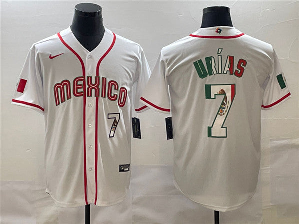 Julio Urías Mexico Baseball white Classic jersey