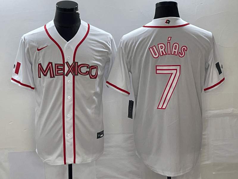 Julio Urías Mexico Baseball white Classic jersey