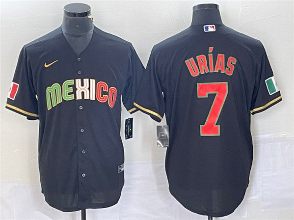 Julio Urías Mexico Baseball black Classic jersey