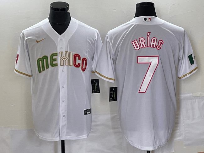 Julio Urías Mexico Baseball white Classic jersey