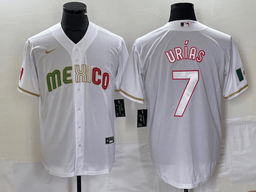 Julio Urías Mexico Baseball white Classic jersey