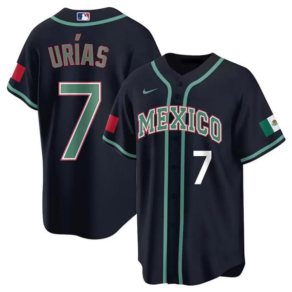 Julio Urias Mexico Baseball black Classic jersey