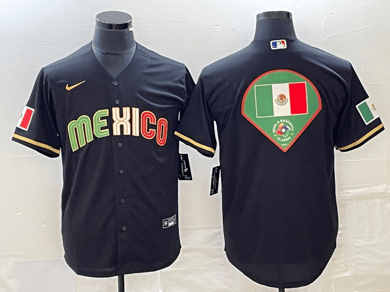 Mexico Baseball black Classic jersey