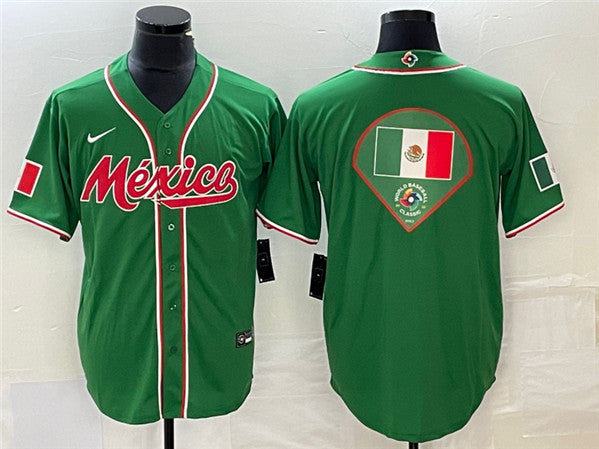 Mexico Baseball green Classic jersey