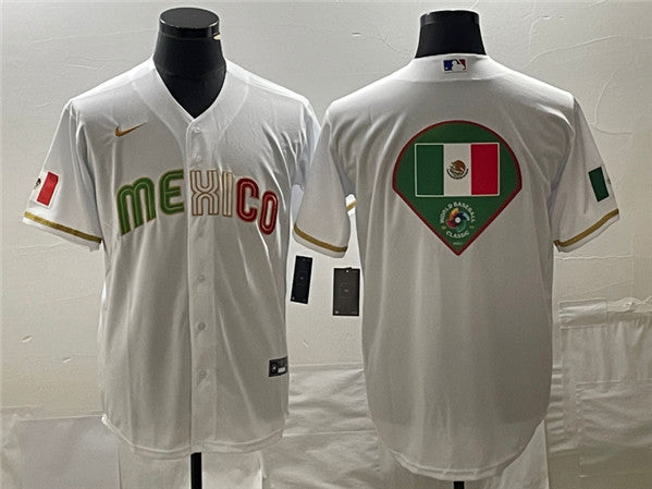 Mexico Baseball white Classic jersey