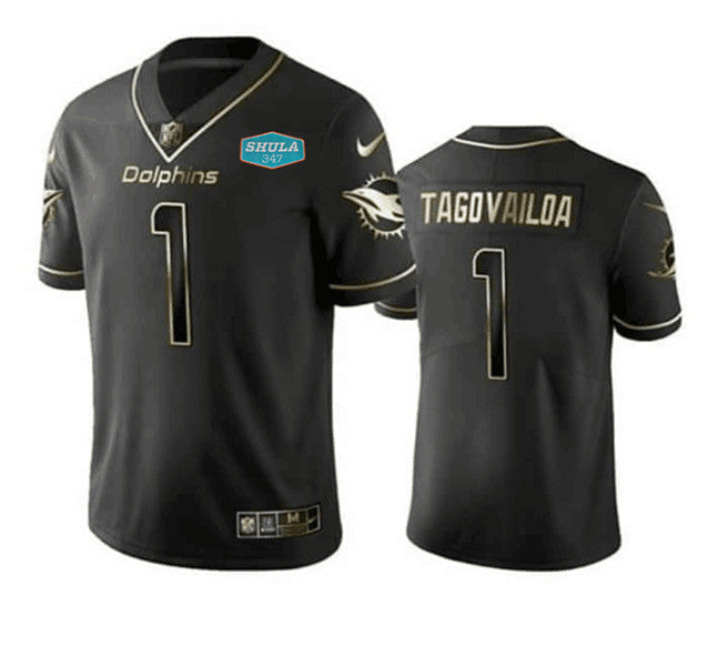 Tua Tagovailoa Miami Dolphins black Limited jersey