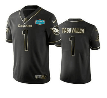 Tua Tagovailoa Miami Dolphins black Limited jersey