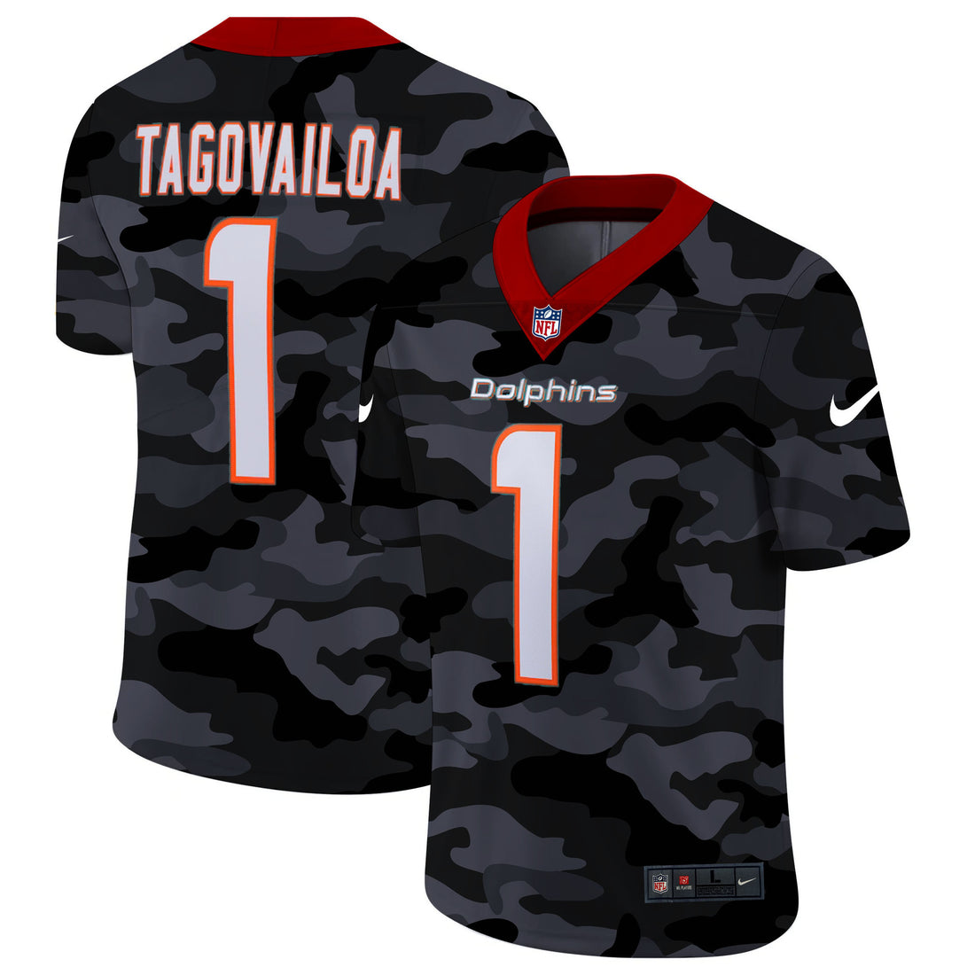 Tua Tagovailoa Miami Dolphins camo Limited jersey