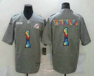 Tua Tagovailoa Miami Dolphins grey Limited jersey