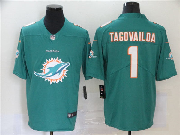 Tua Tagovailoa Miami Dolphins aqua Limited jersey