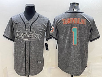 Tua Tagovailoa Miami Dolphins gray jersey
