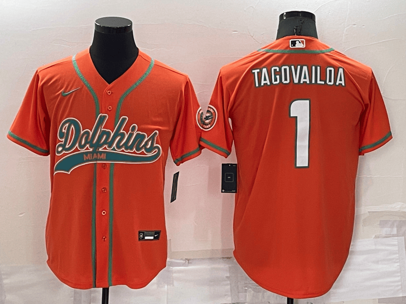 Tua Tagovailoa Miami Dolphins orange jersey