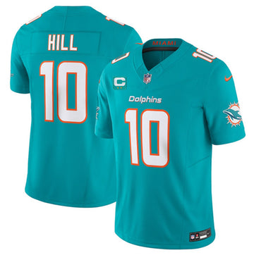 Tyreek Hill Miami Dolphins aqua Vapor jersey