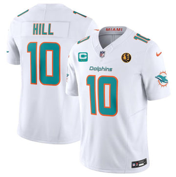 Tyreek Hill Miami Dolphins white Vapor jersey