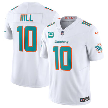 Tyreek Hill Miami Dolphins white Vapor jersey