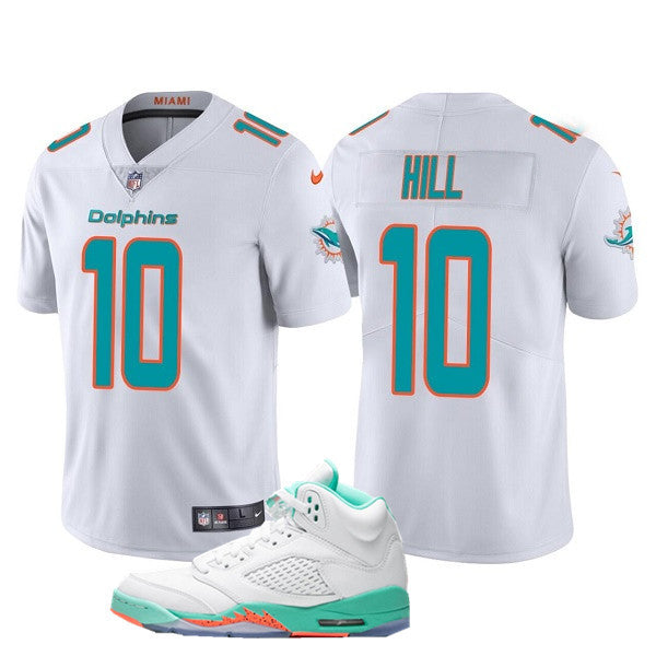 Tyreek Hill Miami Dolphins white Vapor jersey