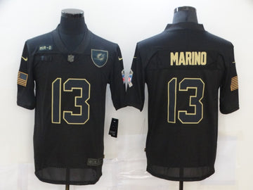 Dan Marino Miami Dolphins black Salute To Service jersey