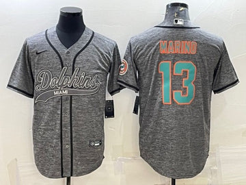 Dan Marino Miami Dolphins gray jersey