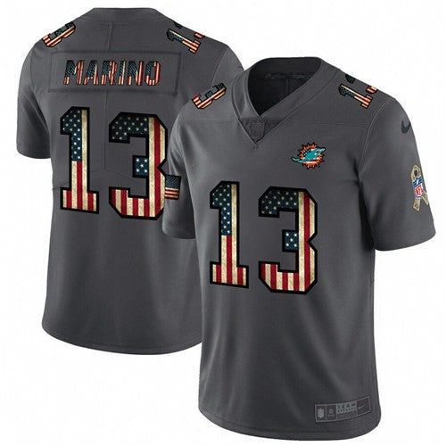 Dan Marino Miami Dolphins grey Salute To Service jersey