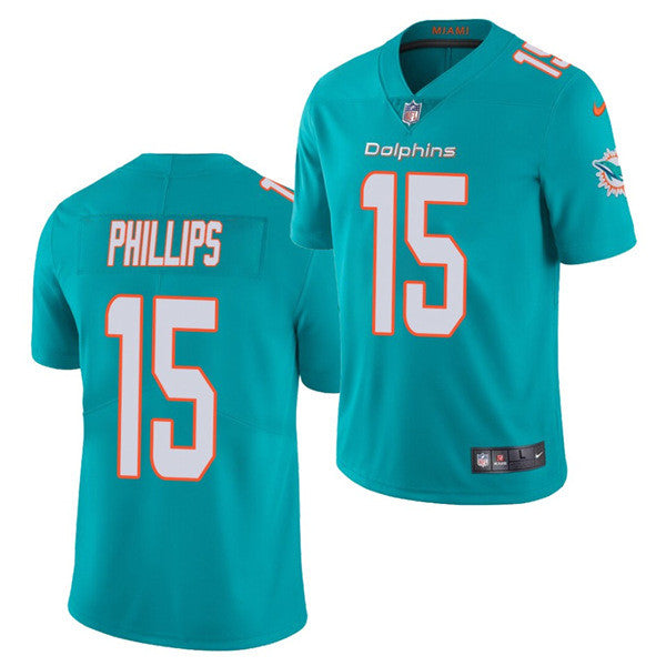 Jaelan Phillips Miami Dolphins aqua Vapor jersey