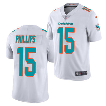 Jaelan Phillips Miami Dolphins white Vapor jersey