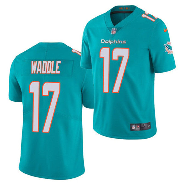 Jaylen Waddle Miami Dolphins aqua Vapor jersey