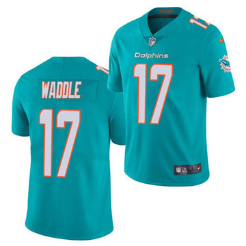 Jaylen Waddle Miami Dolphins aqua Vapor jersey
