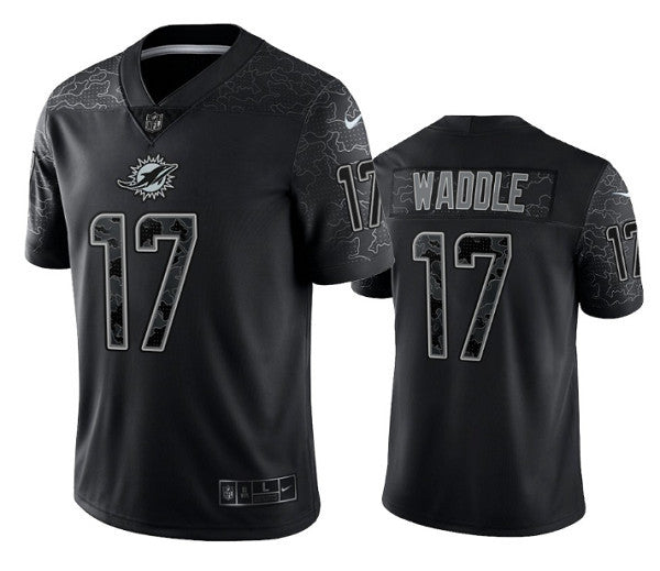 Jaylen Waddle Miami Dolphins black Limited jersey