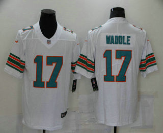 Jaylen Waddle Miami Dolphins white Color Rush jersey