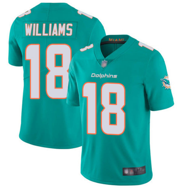 Preston Williams Miami Dolphins aqua Vapor jersey