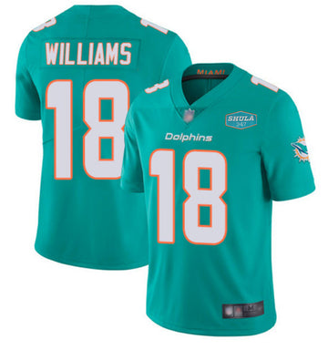 Preston Williams Miami Dolphins aqua Vapor jersey