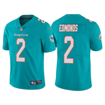 Chase Edmonds Miami Dolphins aqua Vapor jersey