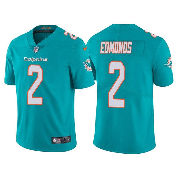 Chase Edmonds Miami Dolphins aqua Vapor jersey
