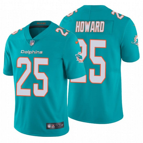 Xavien Howard Miami Dolphins aqua Vapor jersey