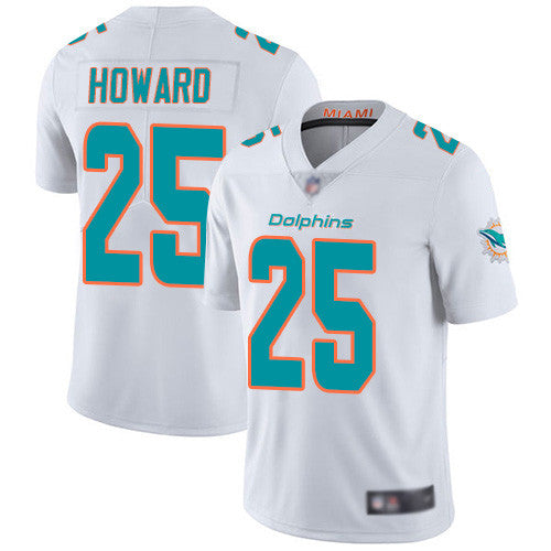 Xavien Howard Miami Dolphins white Vapor jersey