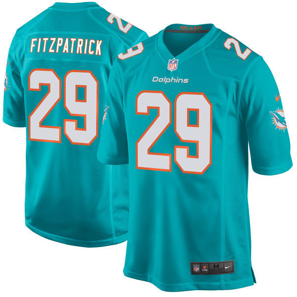 Minkah Fitzpatrick Miami Dolphins aqua Game jersey