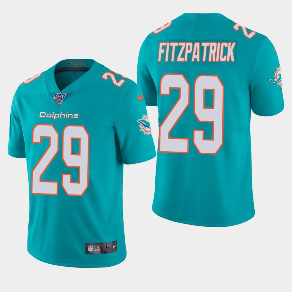 Minkah Fitzpatrick Miami Dolphins aqua Vapor jersey