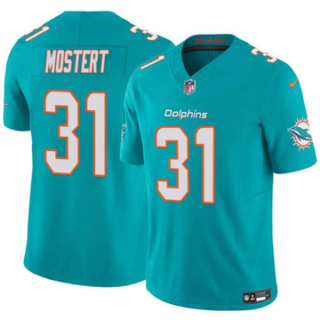 Raheem Mostert Miami Dolphins aqua Limited jersey
