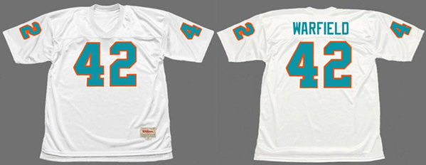 Paul Warfield Miami Dolphins white Throwback jersey
