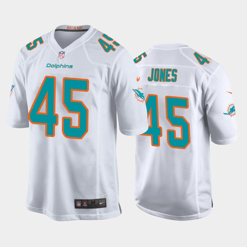 Brandon Jones Miami Dolphins white jersey