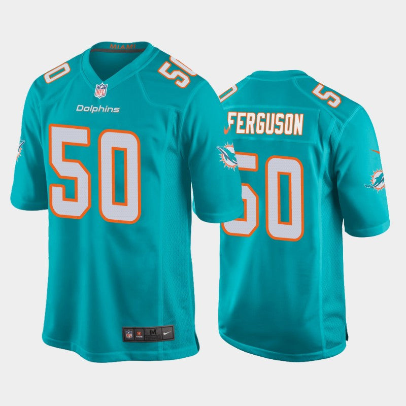 Blake Ferguson Miami Dolphins aqua jersey