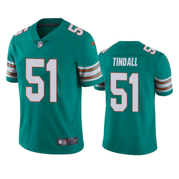Channing Tindall Miami Dolphins aqua Color Rush jersey