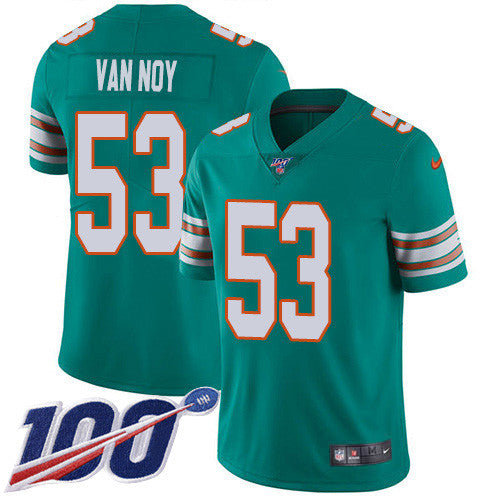 Kyle Van Noy Miami Dolphins aqua Vapor jersey