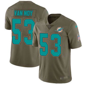 Kyle Van Noy Miami Dolphins olive Salute To Service jersey