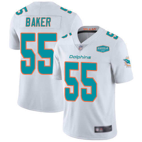 Jerome Baker Miami Dolphins white Vapor jersey