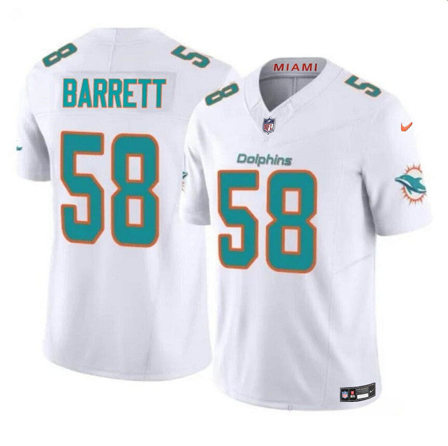 Shaquil Miami Dolphins white Limited jersey