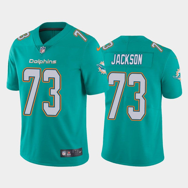 Austin Jackson Miami Dolphins aqua Vapor jersey