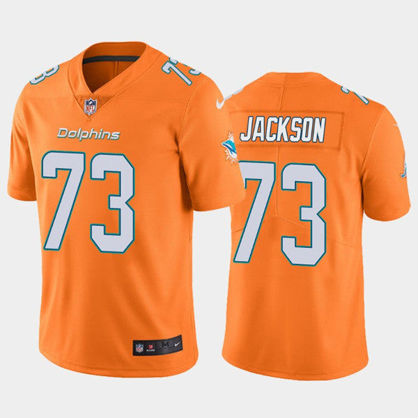 Austin Jackson Miami Dolphins orange Color Rush jersey