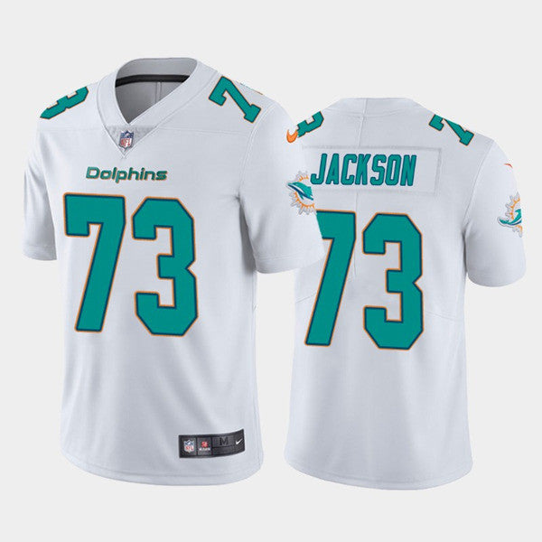 Austin Jackson Miami Dolphins white Vapor jersey